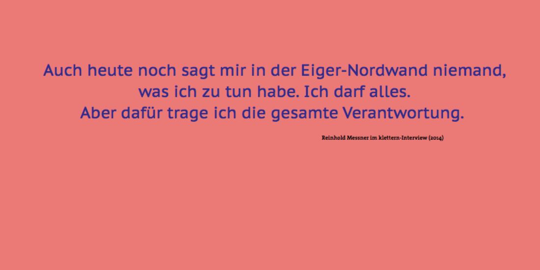 Ich Habe Kein Vermächtnis Reinhold Messner Im Interview