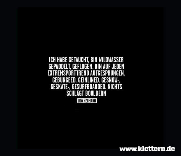 Quotes aus KLETTERN klettern.de